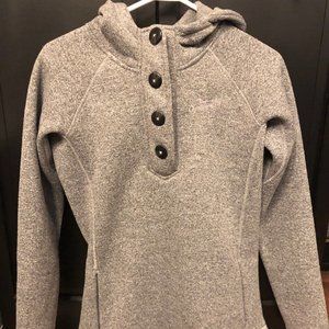 Women's Gray Sportcaster Pullover Hoodie XS
